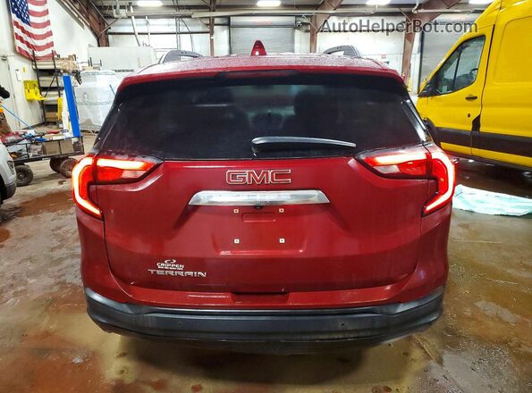 3GKALMEV8KL174691 2019 GMC TERRAIN Red Widok z tyłu