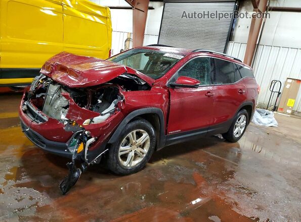 3GKALMEV8KL174691 2019 GMC TERRAIN Red Przód lewy