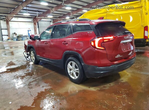 3GKALMEV8KL174691 2019 GMC TERRAIN Red Tył lewy