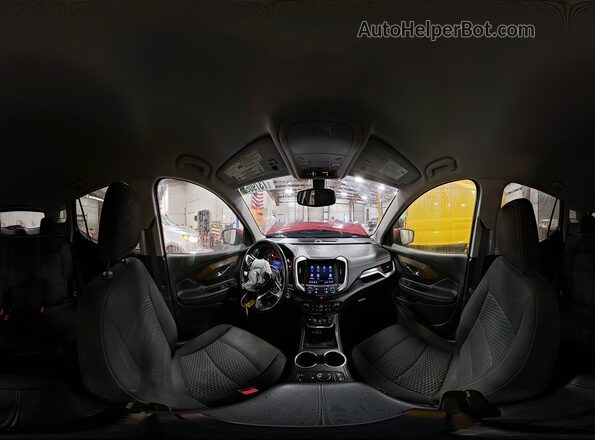 3GKALMEV8KL174691 2019 GMC TERRAIN Red Widok wnętrza 360 stopni