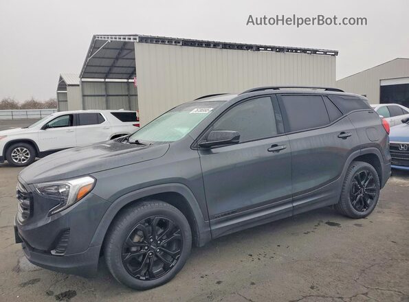 3GKALMEV8KL301441 2019 GMC TERRAIN Угольный Передняя левая четверть