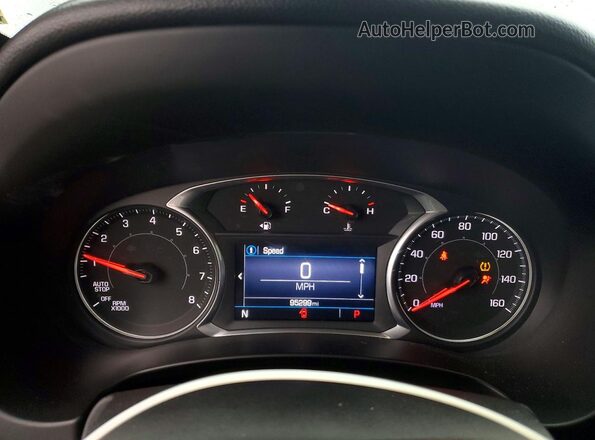 3GKALMEV8KL301441 2019 GMC TERRAIN Угольный Вид щитка приборов