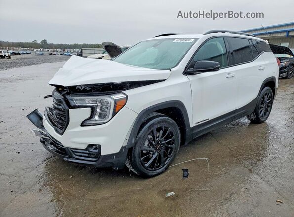 3GKALPEG0PL121381 2023 GMC TERRAIN Белый Передняя левая четверть