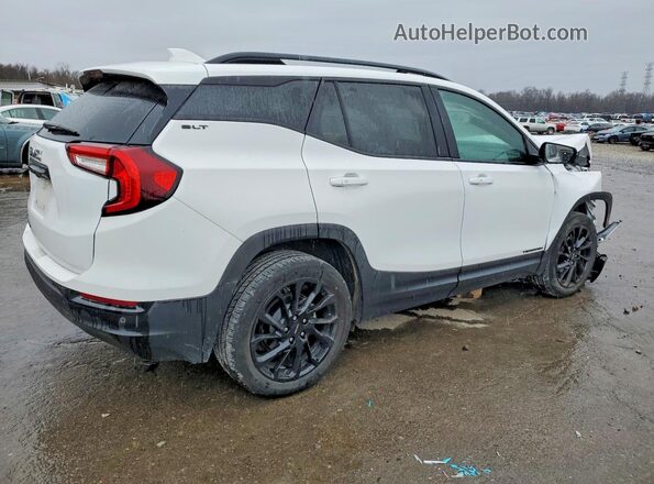 3GKALPEG0PL121381 2023 GMC TERRAIN Белый Задняя правая четверть