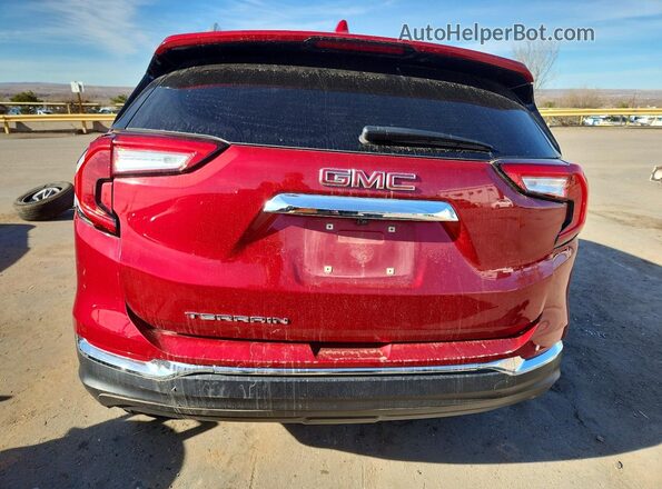 3GKALPEG6RL322981 2024 GMC TERRAIN Red Widok z tyłu