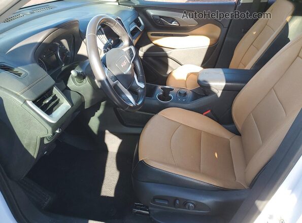 3GKALPEV0KL391895 2019 GMC TERRAIN White Vista interior delantera