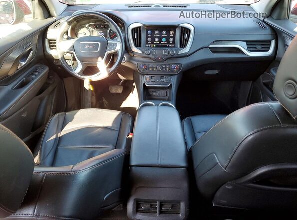 3GKALPEV4KL162085 2019 GMC TERRAIN Красный Вид панели приборов