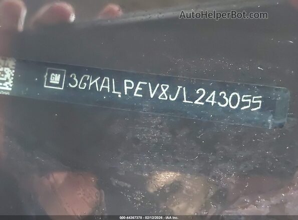 3GKALPEV8JL243055 2018 GMC TERRAIN Белый Вид подкапотного пространства