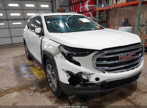 3GKALPEV8JL243055 2018 GMC TERRAIN Белый Вид спереди