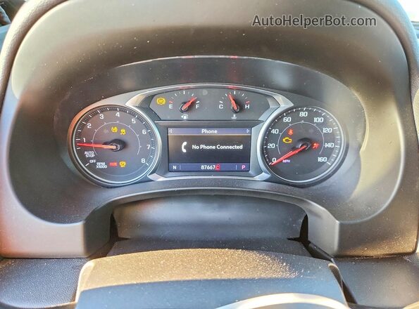 3GKALPEV8ML335416 2021 GMC TERRAIN Black Instrument cluster view