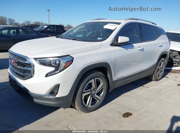 3GKALPEV9ML354931 2021 GMC TERRAIN Белый Передняя левая четверть
