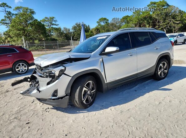 3GKALPEVXKL175908 2019 GMC TERRAIN Серебряный Передняя левая четверть