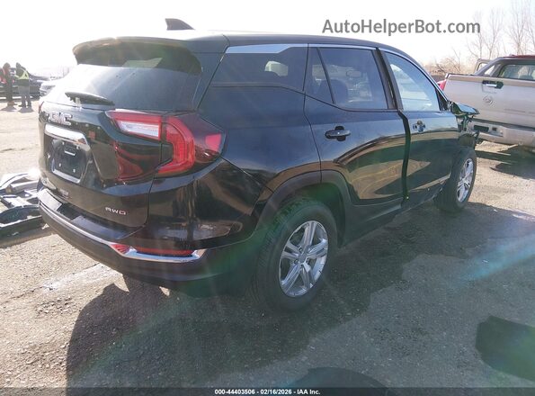 3GKALTEG0RL373868 2024 GMC TERRAIN Черный Задняя правая четверть