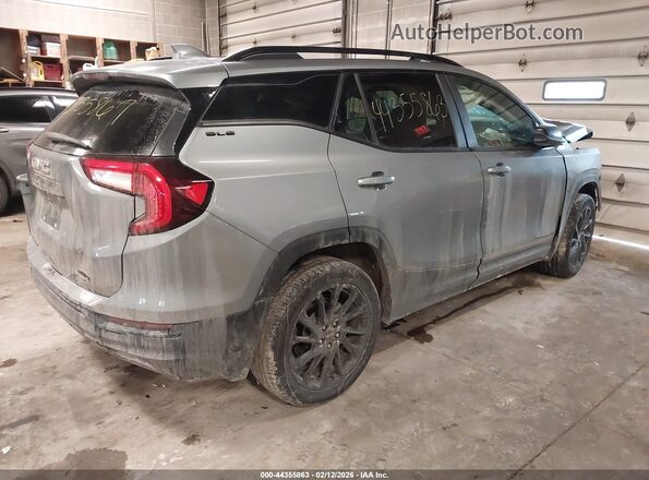3GKALTEG2PL105319 2023 GMC TERRAIN Серый Задняя правая четверть