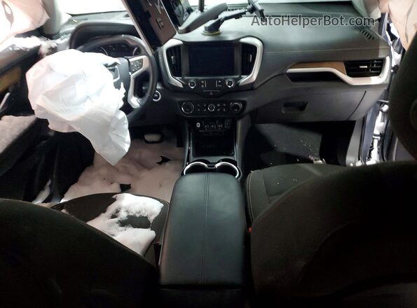 3GKALTEV1LL185639 2020 GMC TERRAIN Серебряный Вид панели приборов
