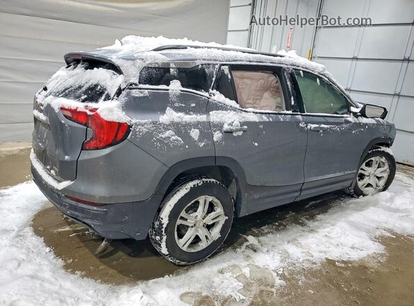 3GKALTEV1LL185639 2020 GMC TERRAIN Серебряный Задняя правая четверть