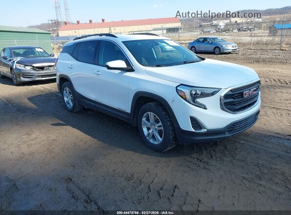 3GKALTEV3KL276958 2019 GMC TERRAIN Белый Передняя правая четверть