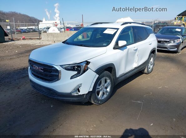 3GKALTEV3KL276958 2019 GMC TERRAIN Белый Передняя левая четверть