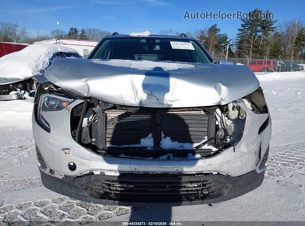 3GKALTEV8ML335876 2021 GMC TERRAIN Серебряный Вид задней части салона