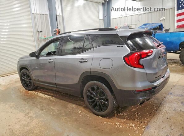 3GKALTEX4KL158760 2019 GMC TERRAIN Gray Trasero izquierdo