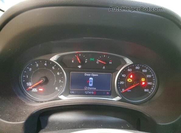 3GKALTEX4KL158760 2019 GMC TERRAIN Gray Vista del cuadro de instrumentos