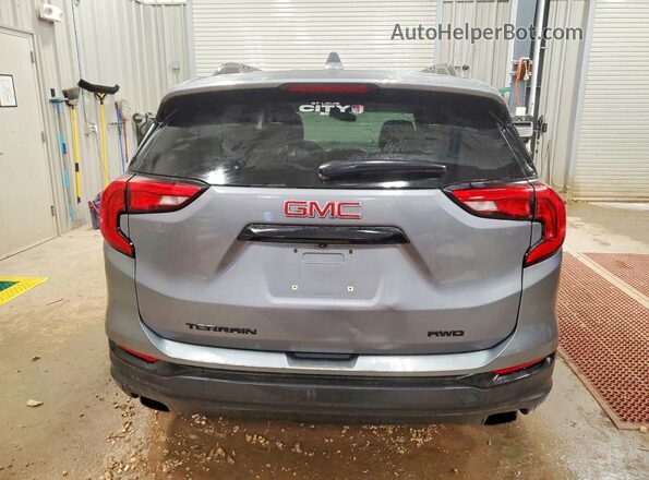 3GKALTEX4KL158760 2019 GMC TERRAIN Gray Vista trasera