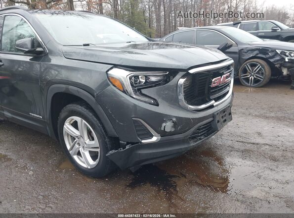 3GKALTEX8JL237170 2018 GMC TERRAIN Gray წინა ხედი