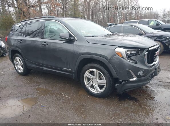 3GKALTEX8JL237170 2018 GMC TERRAIN Gray წინა მარჯვენა