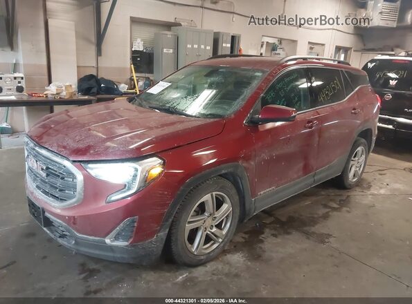 3GKALTEXXKL261732 2019 GMC TERRAIN Красный Передняя левая четверть