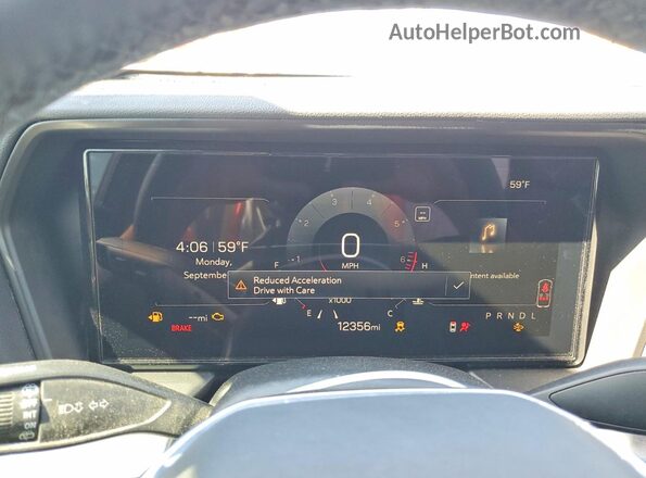 3GKALUEGXSL192076 2025 GMC TERRAIN Красный Вид щитка приборов