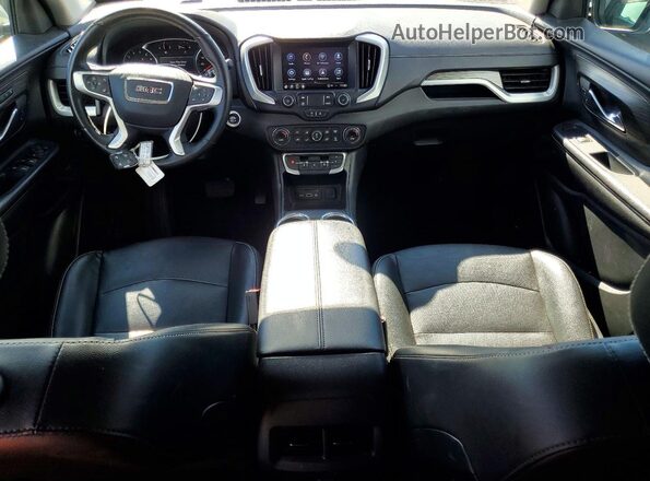 3GKALVEG7PL195241 2023 GMC TERRAIN Серебряный Вид панели приборов