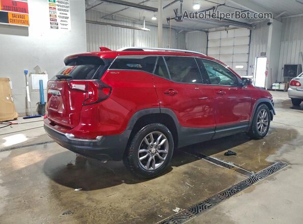 3GKALVEG9RL397372 2024 GMC TERRAIN Красный Задняя правая четверть