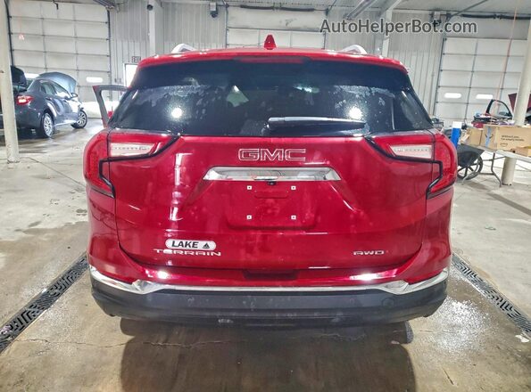 3GKALVEG9RL397372 2024 GMC TERRAIN Красный Вид сзади