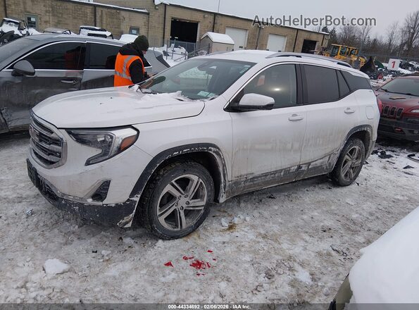 3GKALVEV1LL195714 2020 GMC TERRAIN Белый Передняя левая четверть