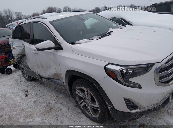 3GKALVEV1LL195714 2020 GMC TERRAIN Белый Передняя правая четверть