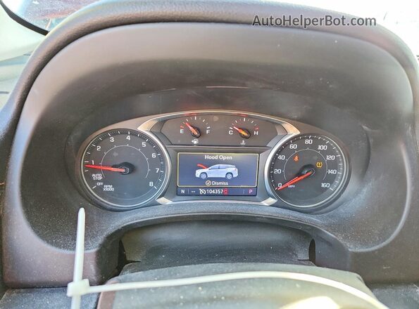 3GKALVEV3KL317763 2019 GMC TERRAIN Бордовый Вид щитка приборов