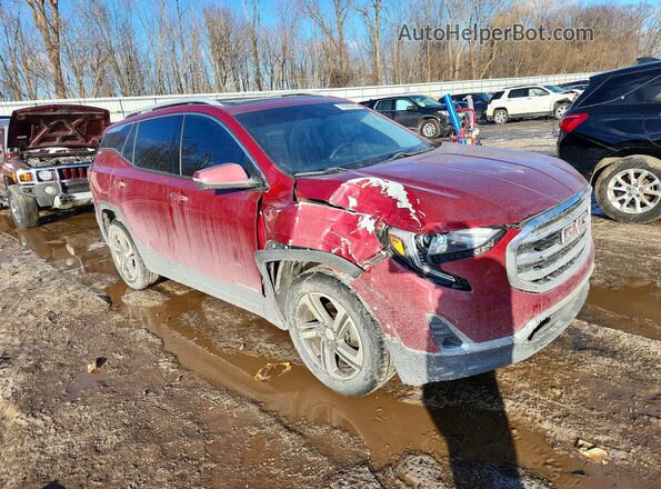3GKALVEV3KL317763 2019 GMC TERRAIN Бордовый Передняя правая четверть