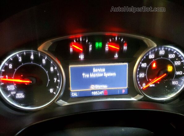 3GKALVEV4KL335074 2019 GMC TERRAIN Белый Вид щитка приборов