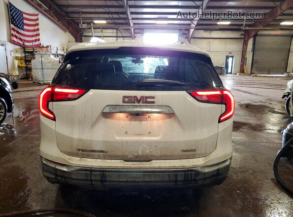 3GKALVEV4KL335074 2019 GMC TERRAIN Белый Вид сзади
