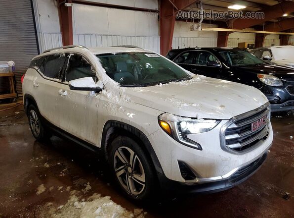 3GKALVEV4KL335074 2019 GMC TERRAIN Белый Передняя правая четверть