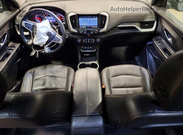 3GKALVEV6ML346791 2021 GMC TERRAIN Gray Вид панелі приладів
