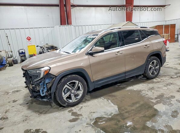 3GKALVEV7KL127089 2019 GMC TERRAIN Tan Vista tres cuartos delantera izquierda