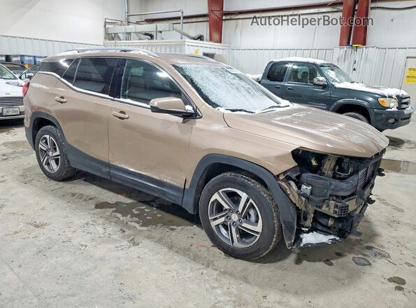 3GKALVEV7KL127089 2019 GMC TERRAIN Tan Delantero derecho