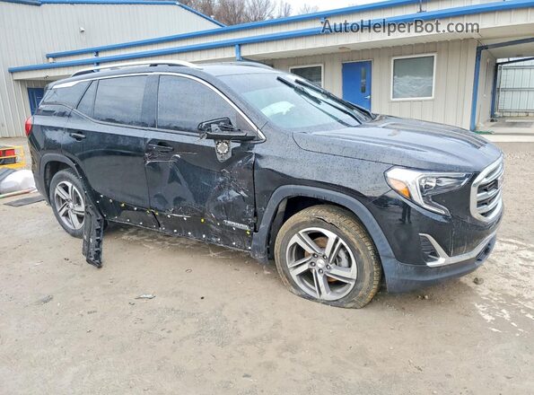 3GKALVEV7ML355046 2021 GMC TERRAIN Черный Передняя правая четверть