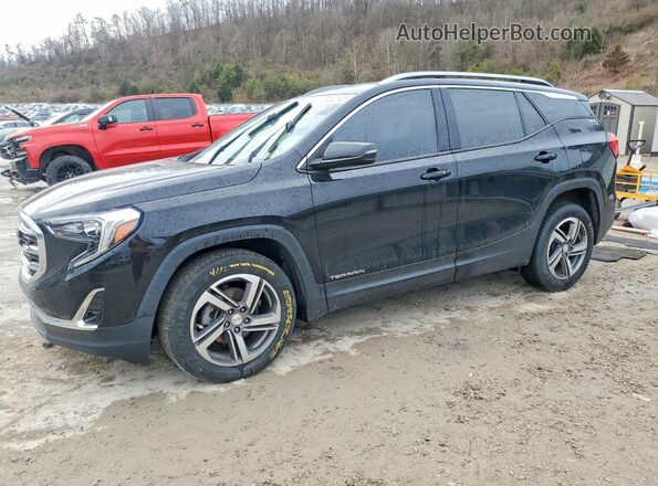 3GKALVEV7ML355046 2021 GMC TERRAIN Черный Передняя левая четверть