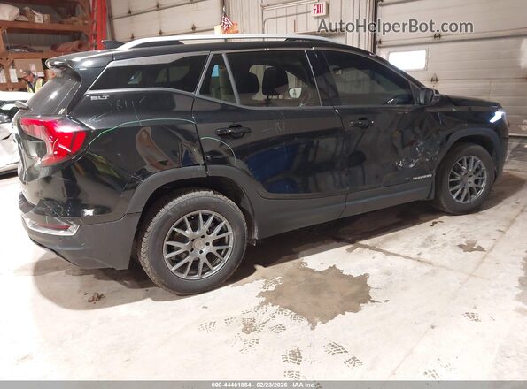 3GKALVEV8JL243285 2018 GMC TERRAIN Черный Задняя правая четверть