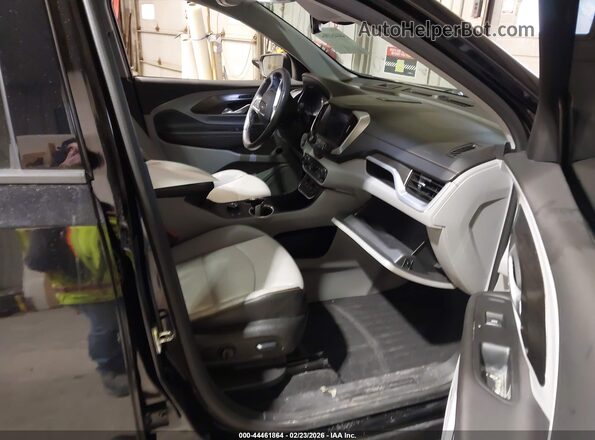 3GKALVEV8JL243285 2018 GMC TERRAIN Черный Вид салона спереди