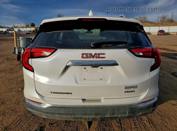 3GKALVEVXML401002 2021 GMC TERRAIN Белый Вид сзади