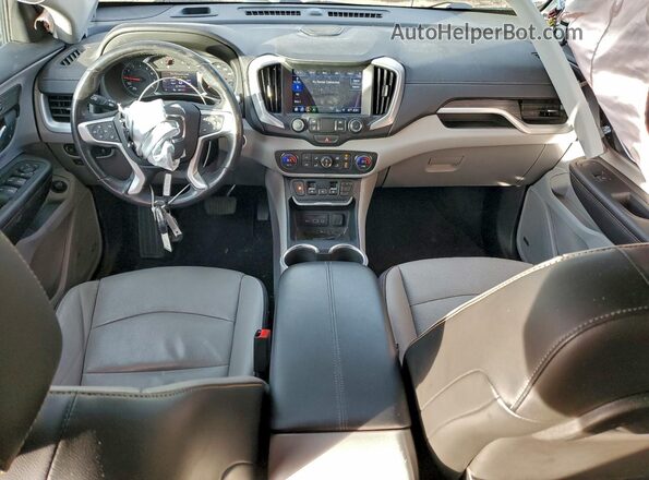 3GKALVEVXML401002 2021 GMC TERRAIN Белый Вид панели приборов