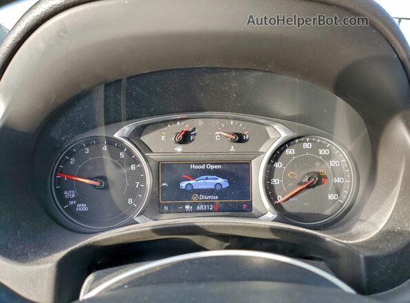 3GKALVEVXML401002 2021 GMC TERRAIN Белый Вид щитка приборов